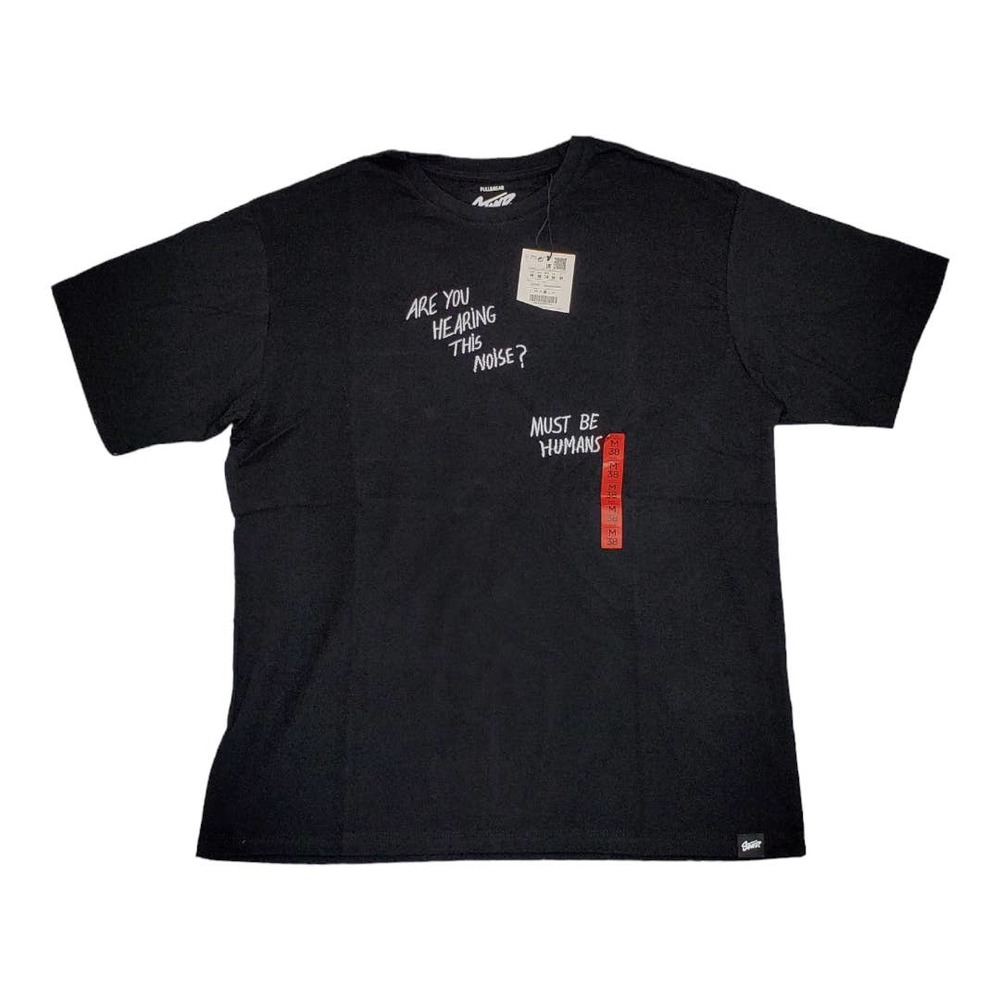 Pull & Bear STWD T Shirt Black Size Medium New